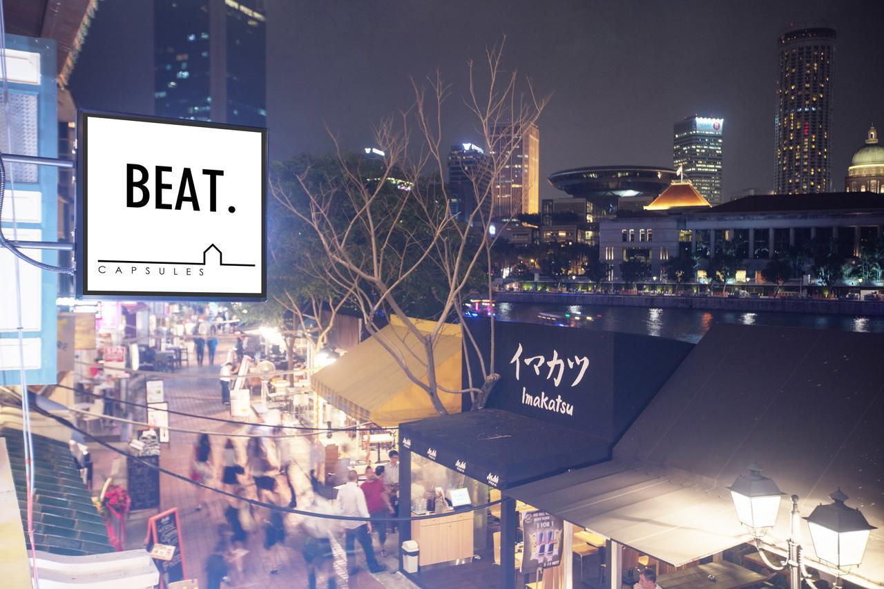 Beat. Capsule Hostel @ Boat Quay Singapore Exteriör bild